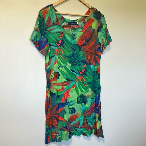 Jama World Tropical Print Dress - Picture 4 of 7